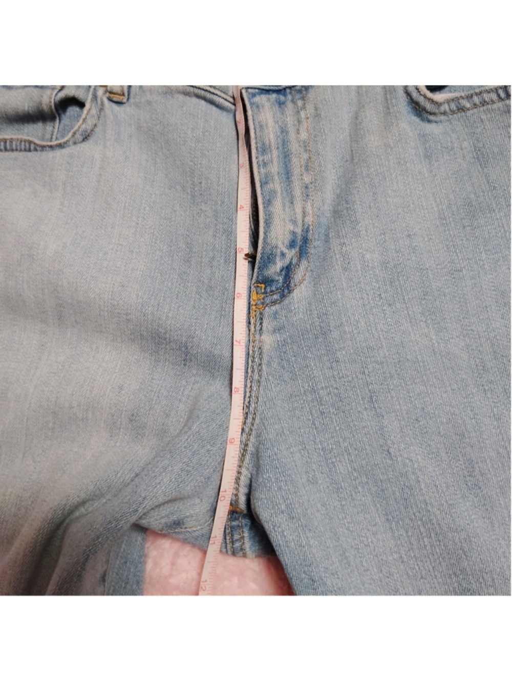 Lauren Ralph Lauren Women's Jeans Sz 10 Light Wash Straight Crop mom style - Picture 8 of 14